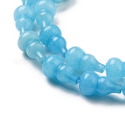 Natürliche weiße Jade perlen Stränge&nbsp;G-C039-B04