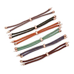 Einstellbare Nylonschnur Slider Armband machen&nbsp;MAK-F026-A-RG