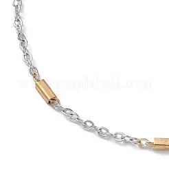 Bracciali a catena satellitare in acciaio inossidabile 304 per uomo e donna&nbsp;STAS-B039-12GP
