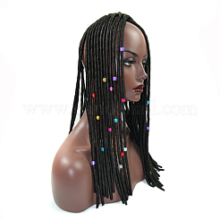Dreadlocks in alluminio perline decorazione per capelli&nbsp;ALUM-R008-04-B