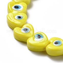 Chapelets de perles vernissées manuelles&nbsp;LS-LAMP-E023-07B-04