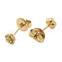 Boucles d'oreilles à tige en acier inoxydable 304 avec placage ionique (IP)&nbsp;EJEW-Z022-10G