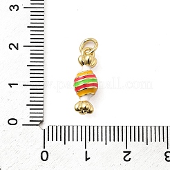 Messing Emaille-Anhänger&nbsp;KK-A268-27G