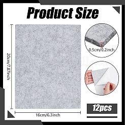 Tessuto non tessuto in feltro rettangolare&nbsp;DIY-WH0899-898D