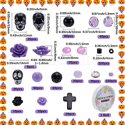 DIY-Sets zur Herstellung von Stretch-Armbändern im Gothic-Stil&nbsp;DIY-SC0033-41