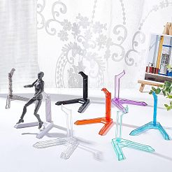 8 Satz 8 Stil Kunststoff-Modell Spielzeug montiert Halter&nbsp;AJEW-FH0002-33