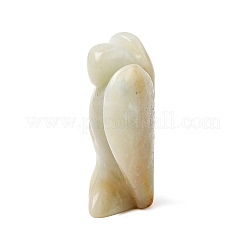 Engelsfigur aus natürlicher Amazonitblume&nbsp;DJEW-N006-01A-40