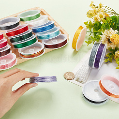 20 Rolle 20 Farben Polyester-Rundfaden&nbsp;OCOR-PH0002-64A