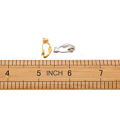 Messing-Clip auf Ohrring-Wandler&nbsp;KK-TA0007-43
