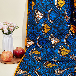 Polyester afrikanischer Damenstoff&nbsp;DIY-WH0888-841