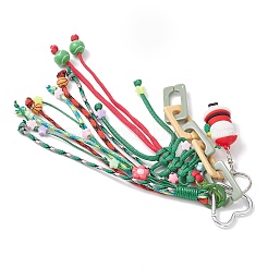 Décorations suspendues en corde de polyester et spandex pour Noël&nbsp;HJEW-JM03845