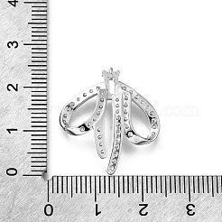 925 Sterling-Silber-Anhänger mit klaren Zirkonia&nbsp;STER-P067-04P