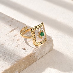 Natürliche malaysische Jade-Fingerringe&nbsp;STAS-Z112-17G