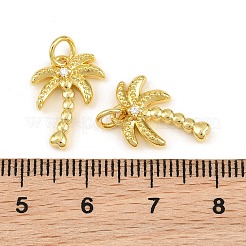Ciondoli in ottone zirconi chiari micro pavé&nbsp;KK-CBA6A75-38G