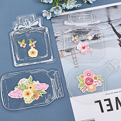 DIY transparentes Blanko-Lesezeichen-Set&nbsp;DIY-GL0004-21