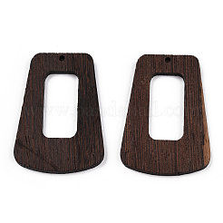 Pendentifs en bois de wengé naturel&nbsp;WOOD-T023-69B-01