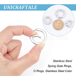3 Stück 3 Stile 304 Edelstahl Federtorringe&nbsp;STAS-UN0040-92