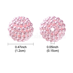 Perles acryliques de perles d'imitation&nbsp;OACR-FS0001-45H