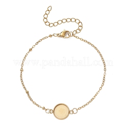 Herstellung von Satellitenkettenarmbändern aus Edelstahl 304&nbsp;BJEW-JB13163-02