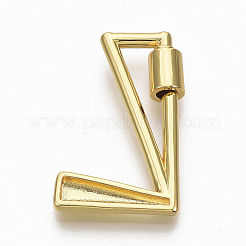 Messingschraube Karabiner Schloss Charms&nbsp;LS-KK-T046-001G-L-NF