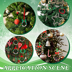 Ensemble de perles de Noël en acrylique et en plastique&nbsp;DIY-SC0026-81C