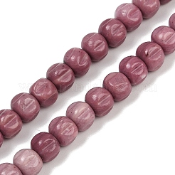 Natur Rhodonit Perlen Stränge&nbsp;G-Z080-B07-8x6mm