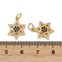 Ottone micro spianare pendenti zirconi&nbsp;KK-C093-26B-G