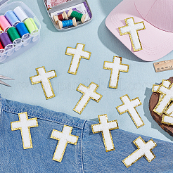 15 Stück Handtuch-Stickerei-Stoffflicken zum Aufbügeln/Aufnähen&nbsp;DIY-HY0003-24