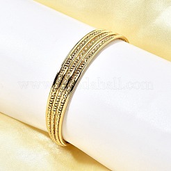 Offene Manschettenarmbänder aus Messing&nbsp;BJEW-Z093-01G