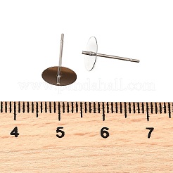 Boucles d'oreilles à tige en acier inoxydable 304&nbsp;STAS-D370-02P-04