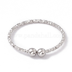 Bague ouverte en acier inoxydable 304 anti-ternissement pour femme&nbsp;RJEW-G275-01P