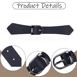 6 jeu de boucles à bascule en cuir PU&nbsp;FIND-CL0002-15A