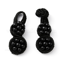 Handgemachte chinesische Frösche Knoten Tasten Sets&nbsp;AJEW-WH0258-261B