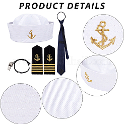 Set da uomo in poliestere con cravatta&nbsp;AJEW-CN0007-24