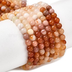 Hebras naturales de perlas de jade de myanmar&nbsp;G-RM250101-C25