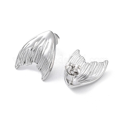 Boucles d'oreilles à tige en acier inoxydable 304 anti-ternissement&nbsp;EJEW-H115-27P
