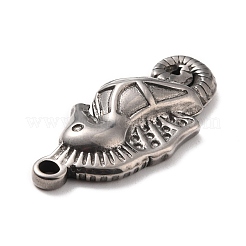 Colgantes de acero inoxidable 304 que no se deslustran con engastes de rhinestone.&nbsp;STAS-B024-83P