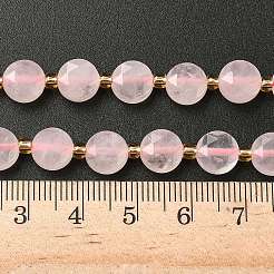 Natürlichen Rosenquarz Perlen Stränge&nbsp;G-C116-A36-02