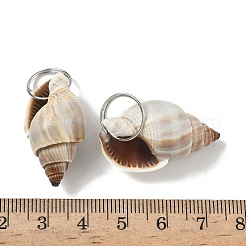 Natürliche Spirale Shell Anhänger&nbsp;SHEL-K006-68A