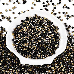 6/0 Hälfte plattierte Glasperlen&nbsp;SEED-N008-04A