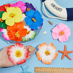 17 Stück Haaraccessoire aus EVA-Alligatorleder mit Blumenmuster in 17 Farben&nbsp;PHAR-PH0001-23