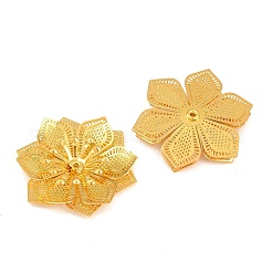 Cabochons en filigrane de laiton&nbsp;KK-CBACEE9-02C-G