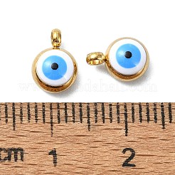 Placcatura ionica (ip) vero oro 18k placcato 201 ciondoli in acciaio inossidabile&nbsp;STAS-L024-020G-04
