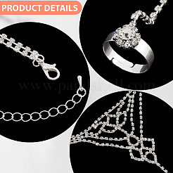 2 Tennisring-Armband mit Kristall-Strass&nbsp;BJEW-CN0001-18