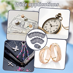 12 x Samtbeutel zur Aufbewahrung von Schmuck&nbsp;ABAG-NB0001-93B