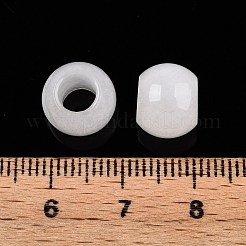 Natürliche weiße Jade Perlen&nbsp;G-T092-10mm-20