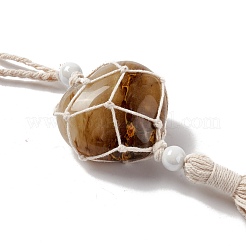 Decorazioni pendenti in vetro pietra anguria sintetica&nbsp;HJEW-E579-01D
