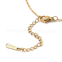 Festa della mamma 304 acciaio inossidabile ma ma ma maglie bracciali per le donne&nbsp;BJEW-Q335-01A-G