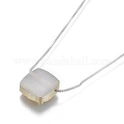 Collane ciondolo in ottone&nbsp;NJEW-I105-11P