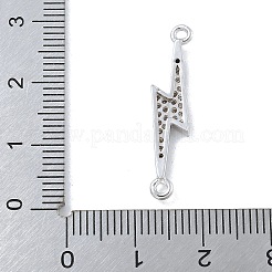 Gestell aus Messing mit Mikropflaster und klaren Zirkonia&nbsp;KK-A234-067P